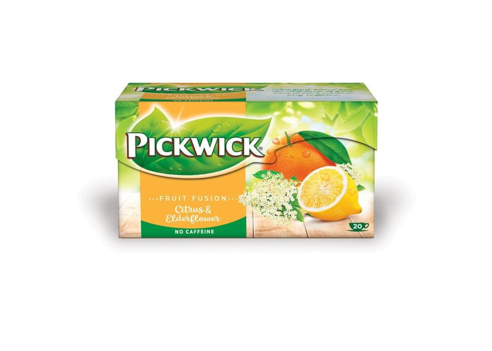 Pickwick Čaj Citrus a bazový kvet, 20 x 2 g